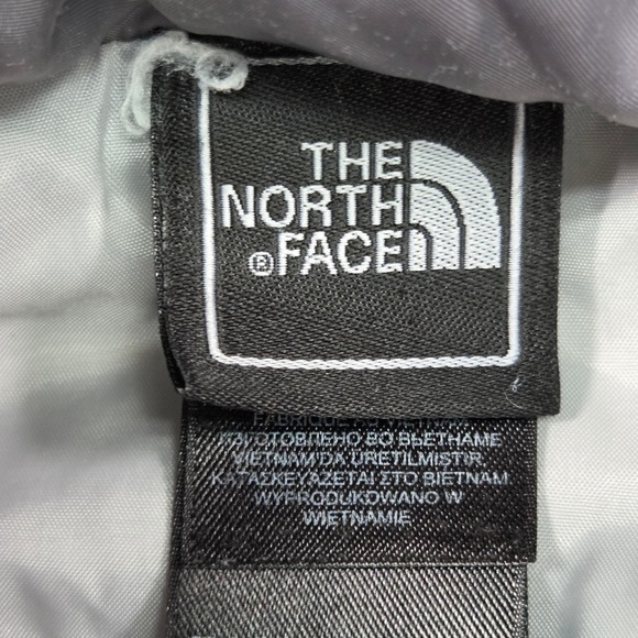 North Face Aconcagua 550 Down Puffer Jacket Women Medium Silver Quilted Gorpcore - Picture 5 of 14